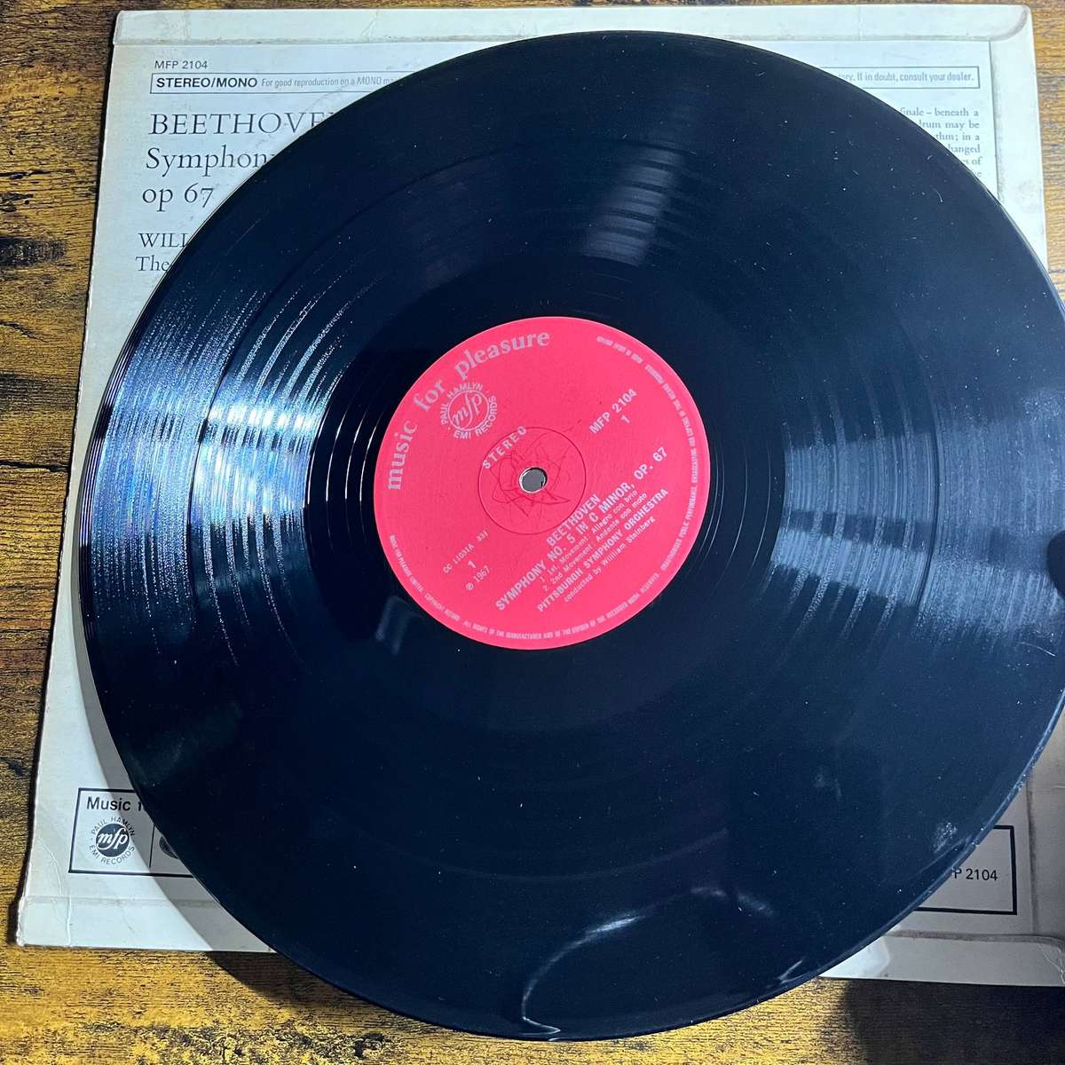  Beethoven's 5th Symphony No. 5 in C Minor Op. 67 | William Steinberg | Vinyl LP