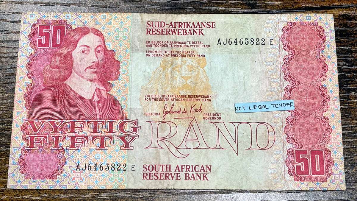  South Africa 50 Rand Banknote | Gerhard de Kock