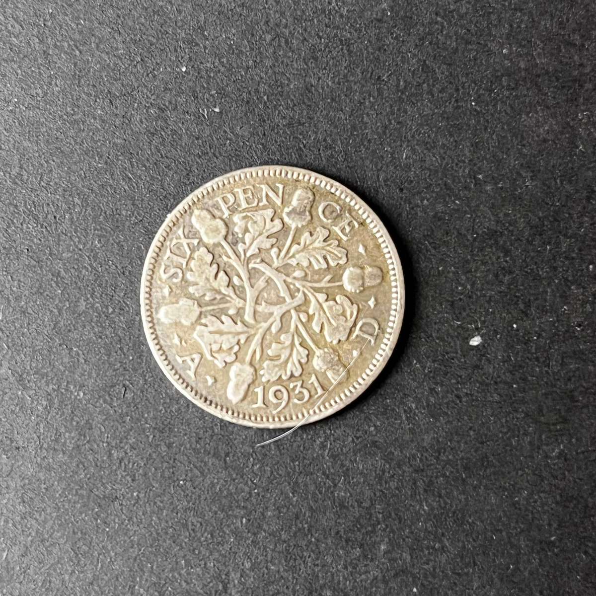 1931  3 Pence  Silver Coin  United Kingdom
