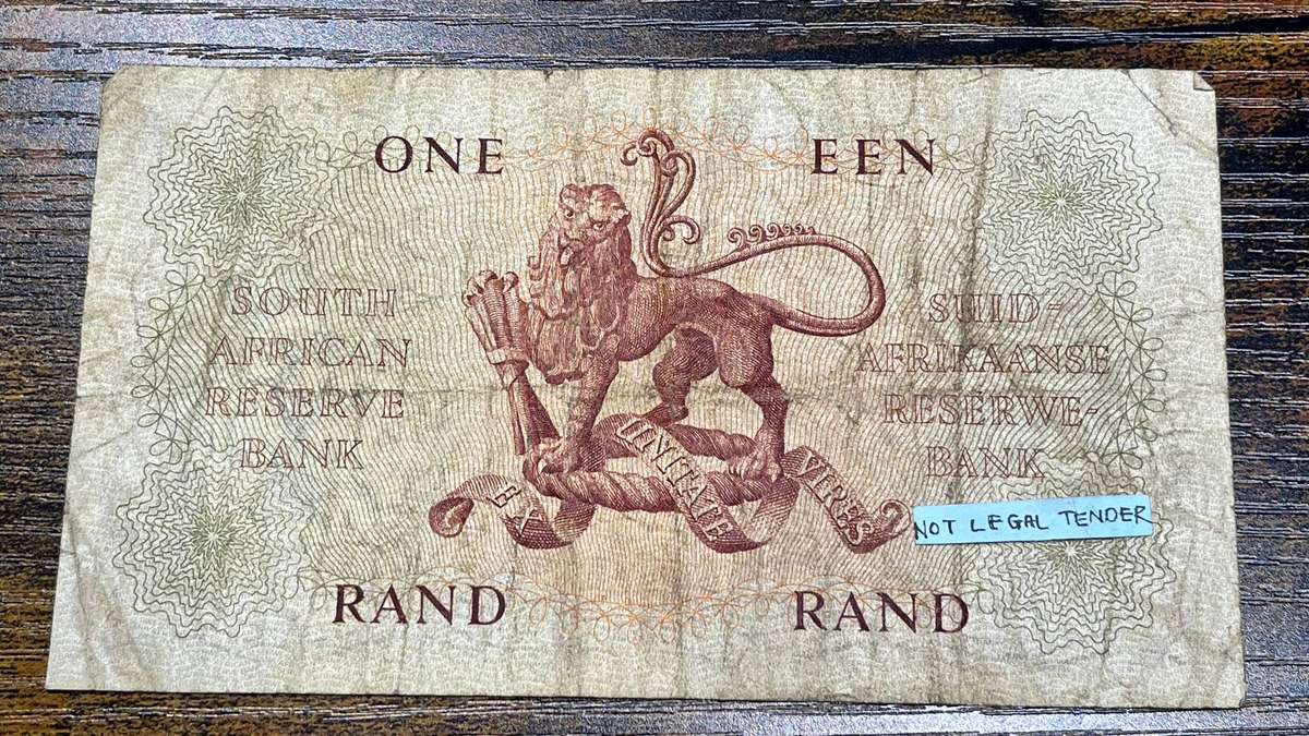  South Africa 1 Rand Banknote | M.H. de Kock