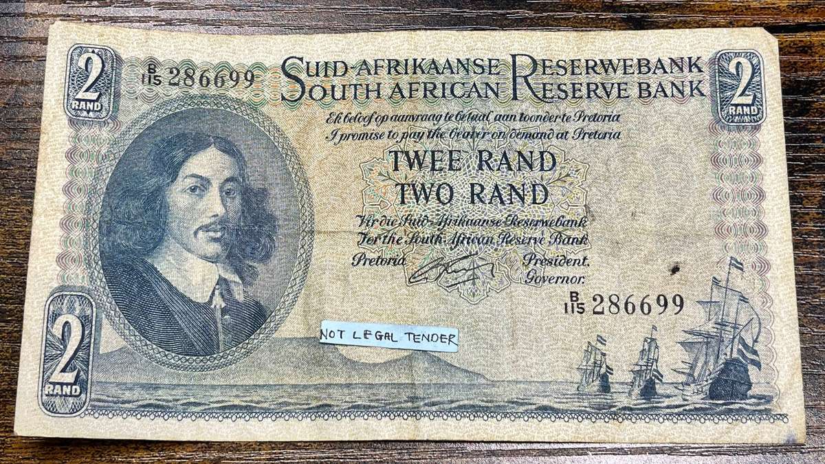  South Africa 2 Rand Banknote | G. Rissik