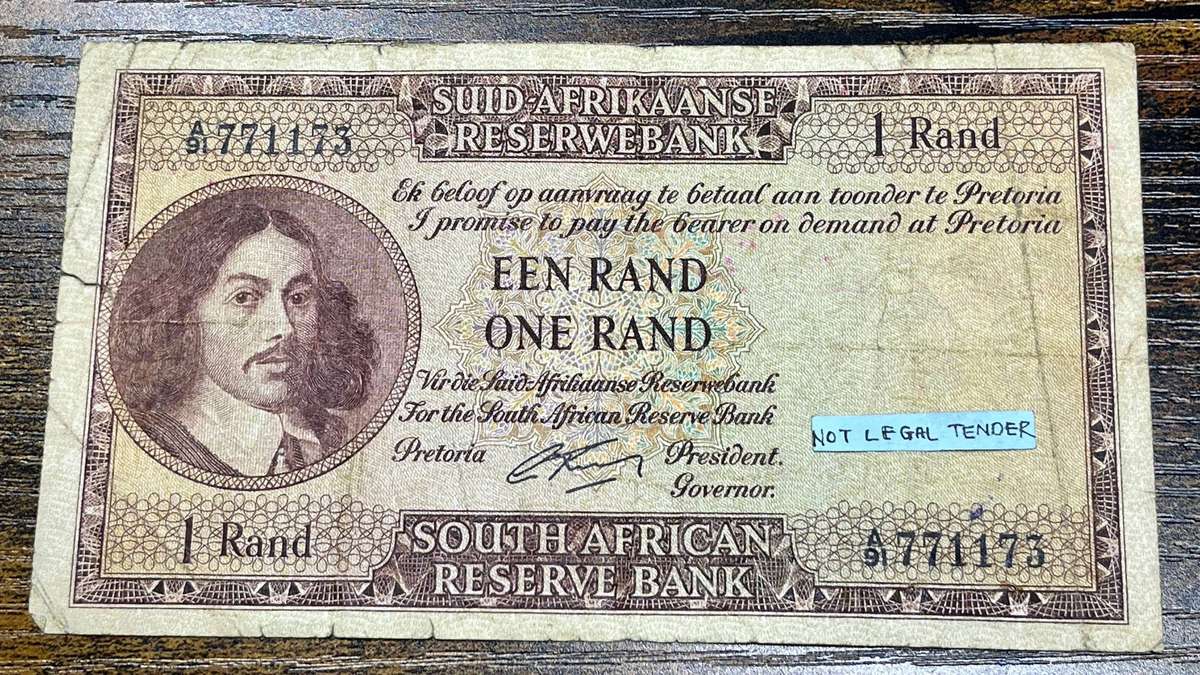  South Africa 1 Rand Banknote | G Rissik