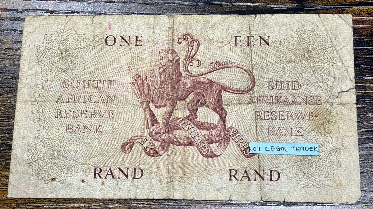  South Africa 1 Rand Banknote | G Rissik