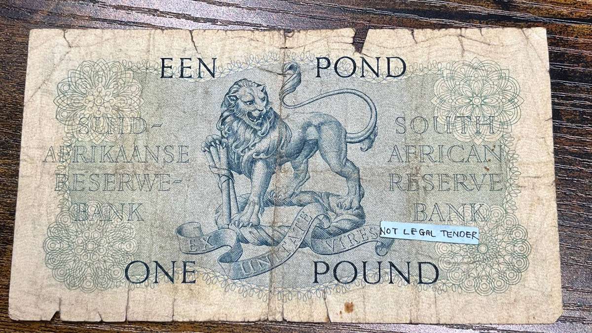 1958 One Pound Banknote