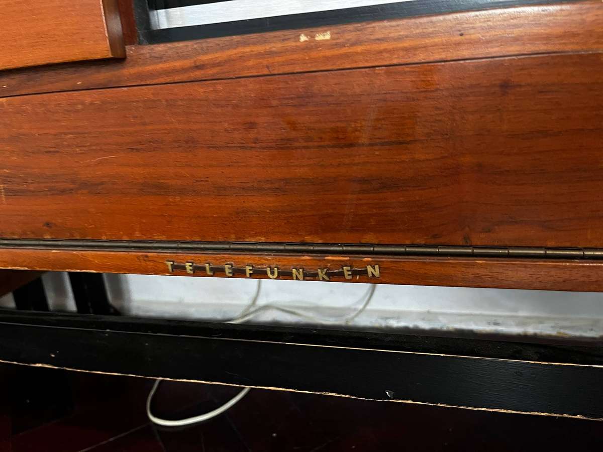 Vintage Telefunken Music Master Console | Mid-Century Radio Cabinet with Garrard Turntable - working