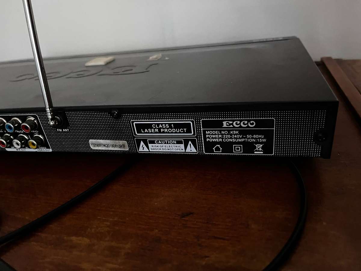  ECCO DVD Player  Model K9K