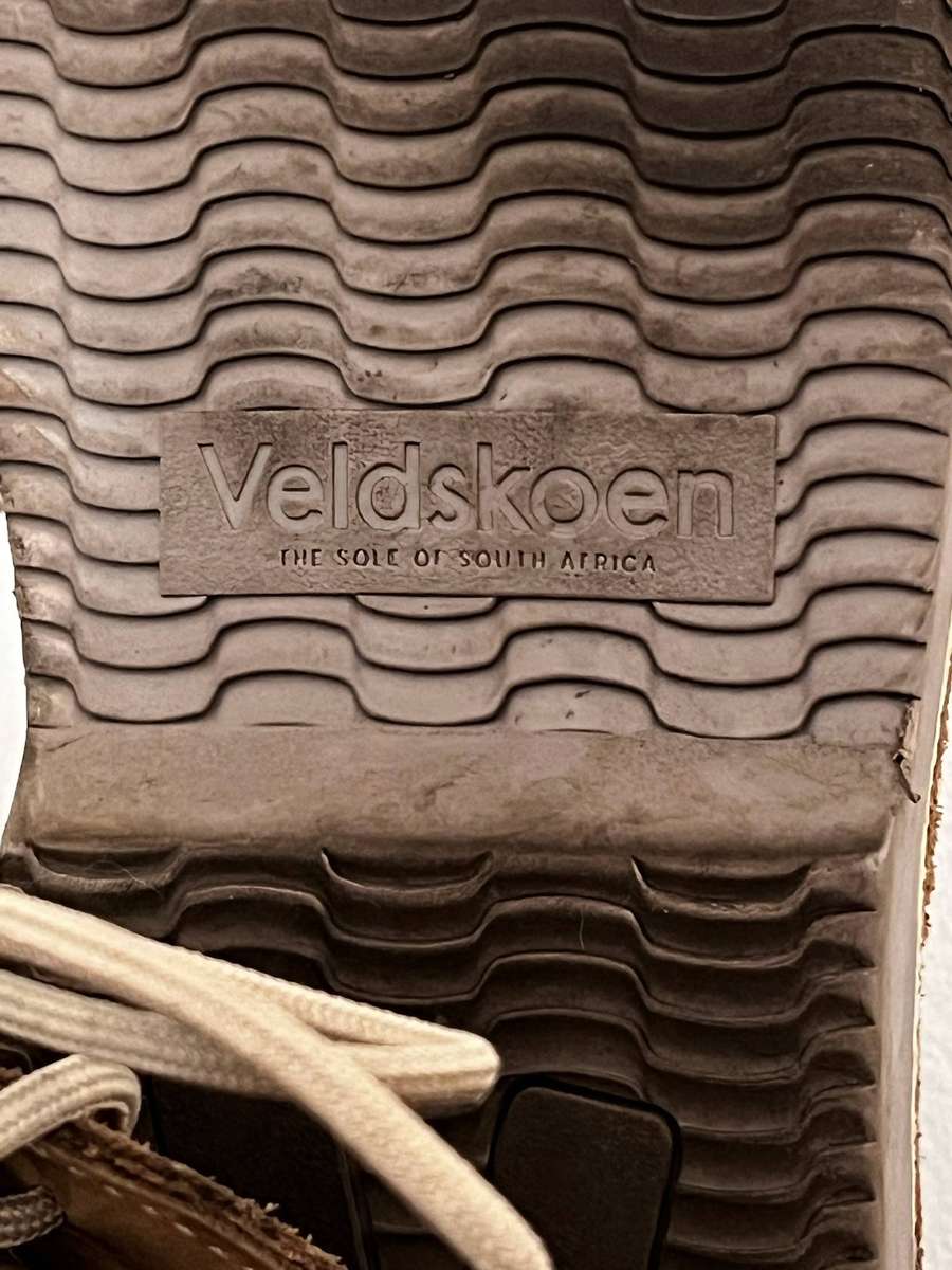 Veldskoen Leather Vellies - Brown - Scotland Flag Design