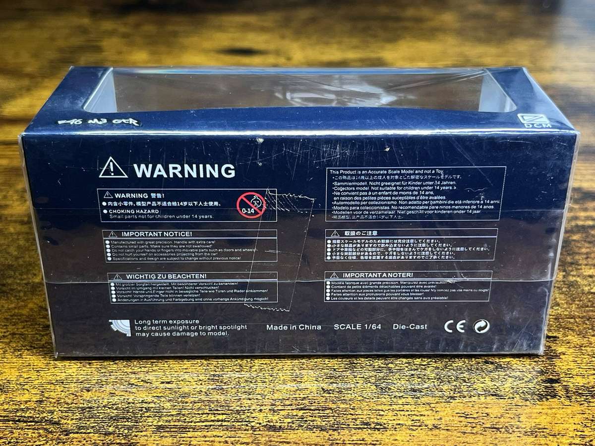  BMW M3 E46 GTR Most Wanted 1:64 Limited Edition 593/999  DCM Model