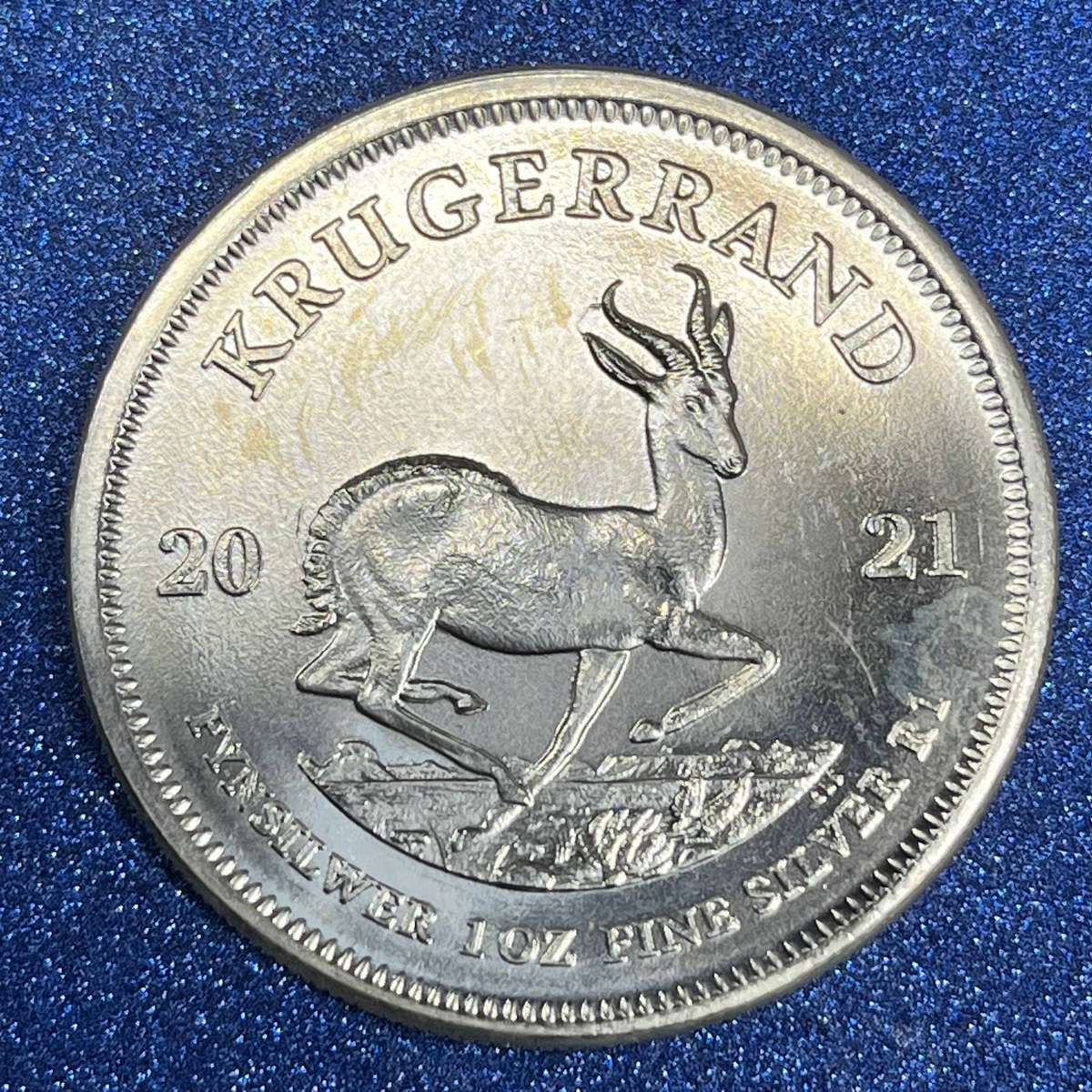  2021 Silver Krugerrand - R1 - 1oz .999 Fine Silver