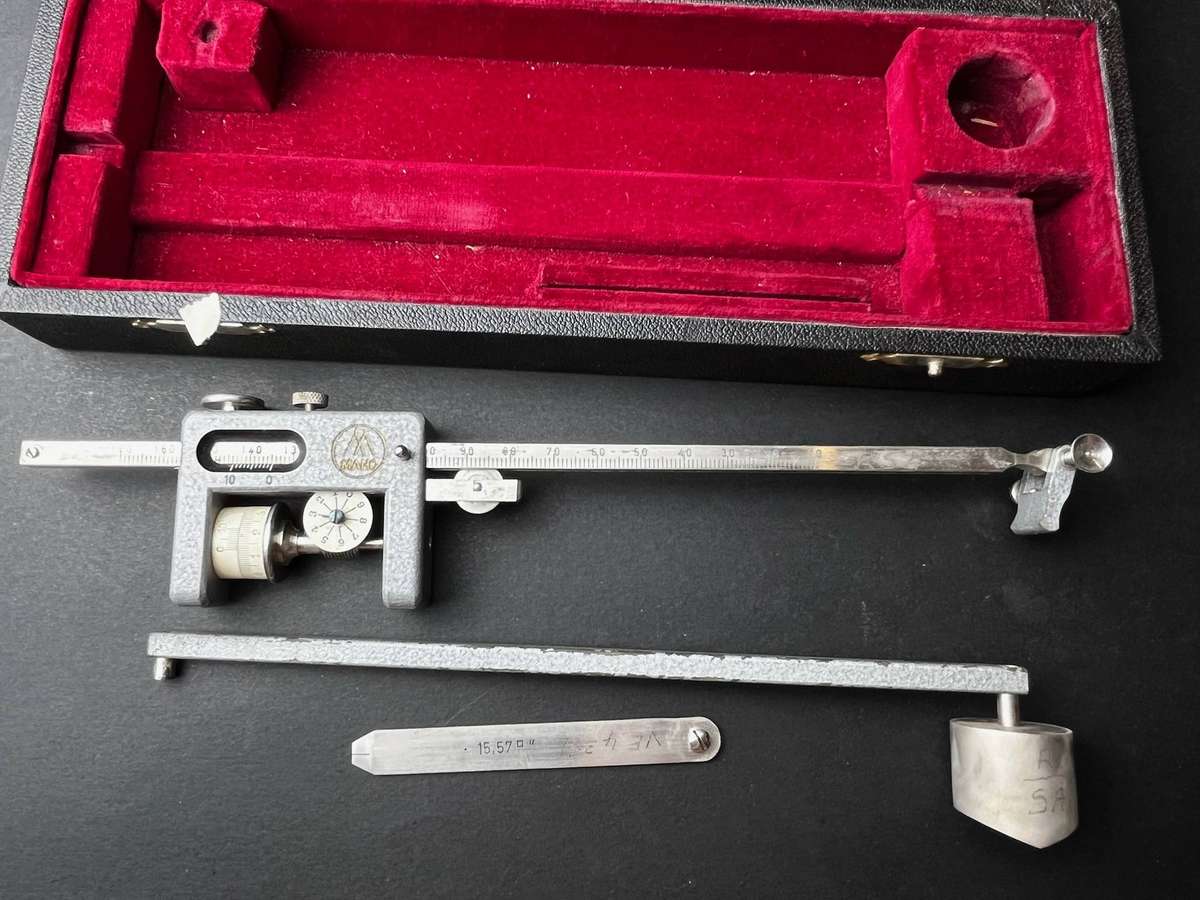  Vintage HAFF Planimeter Measuring Instrument  Complete in Original Case