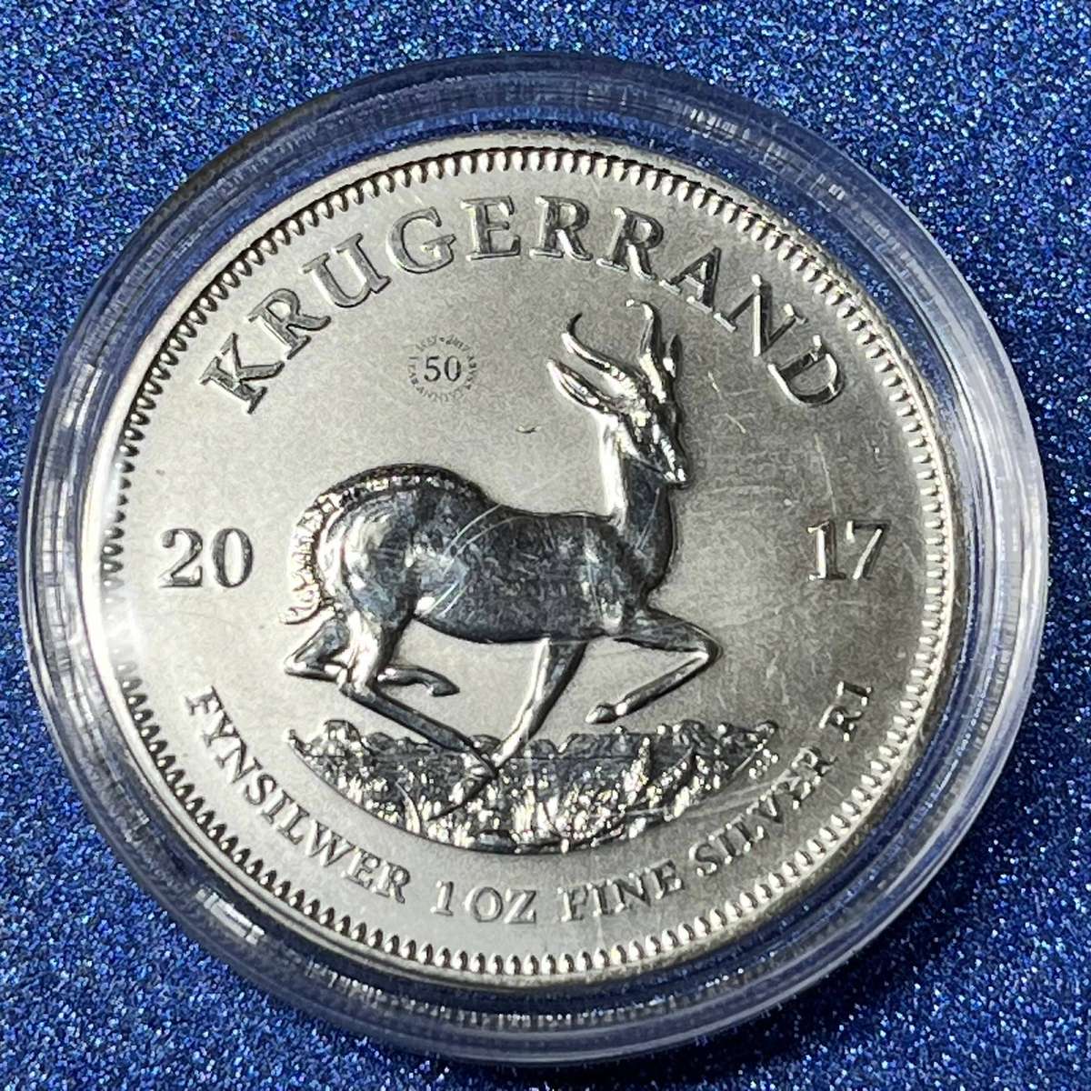  2017 Silver Krugerrand / 50th Anniversary Privy Mark