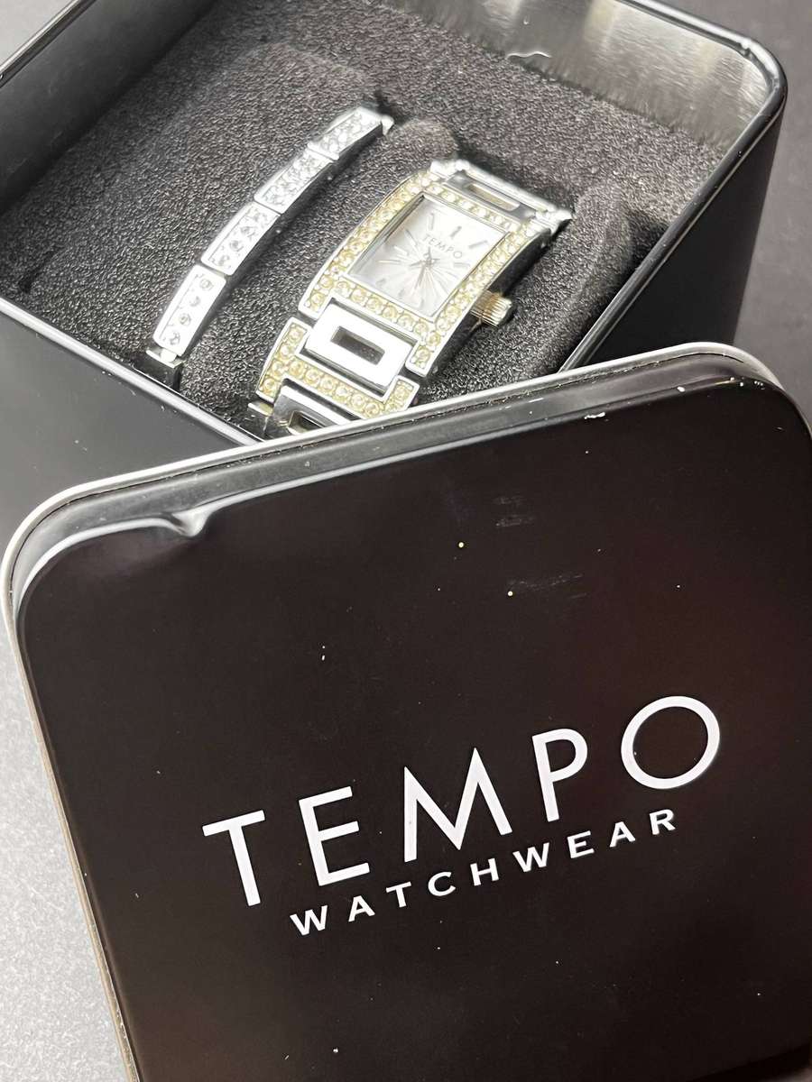 TEMPO Ladies Watch & Bracelet Set  Boxed
