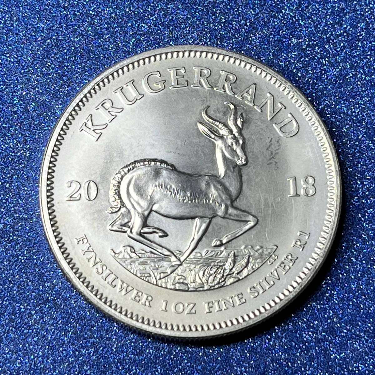  2018 Silver Krugerrand / 1oz .999 Fine Silver Coin