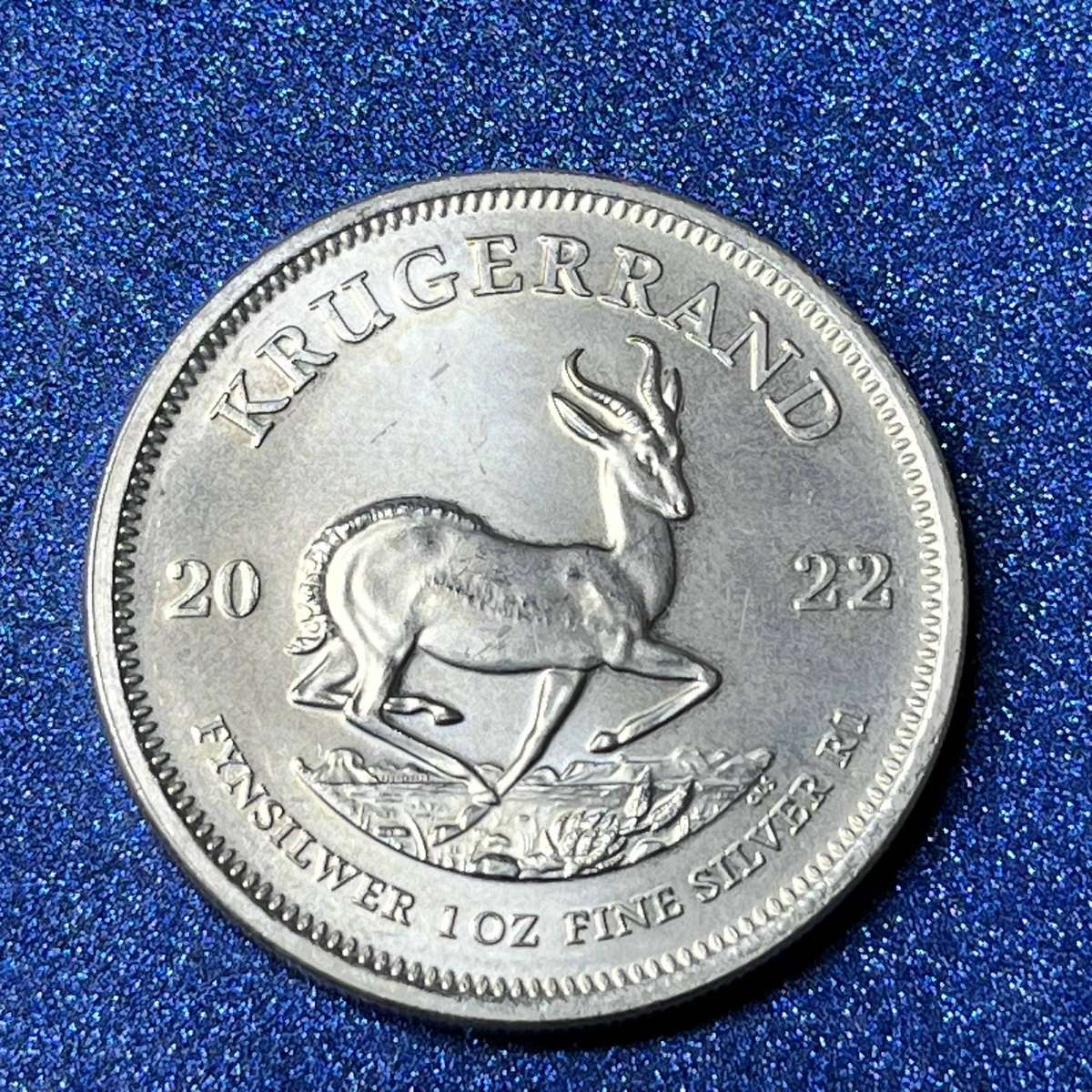  2022 Silver Krugerrand / 1oz Fine Silver .999