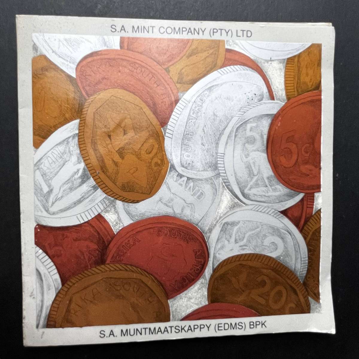  S.A. Mint Coin Series Pattern Pieces Booklet  1990 Designs  Complete Set