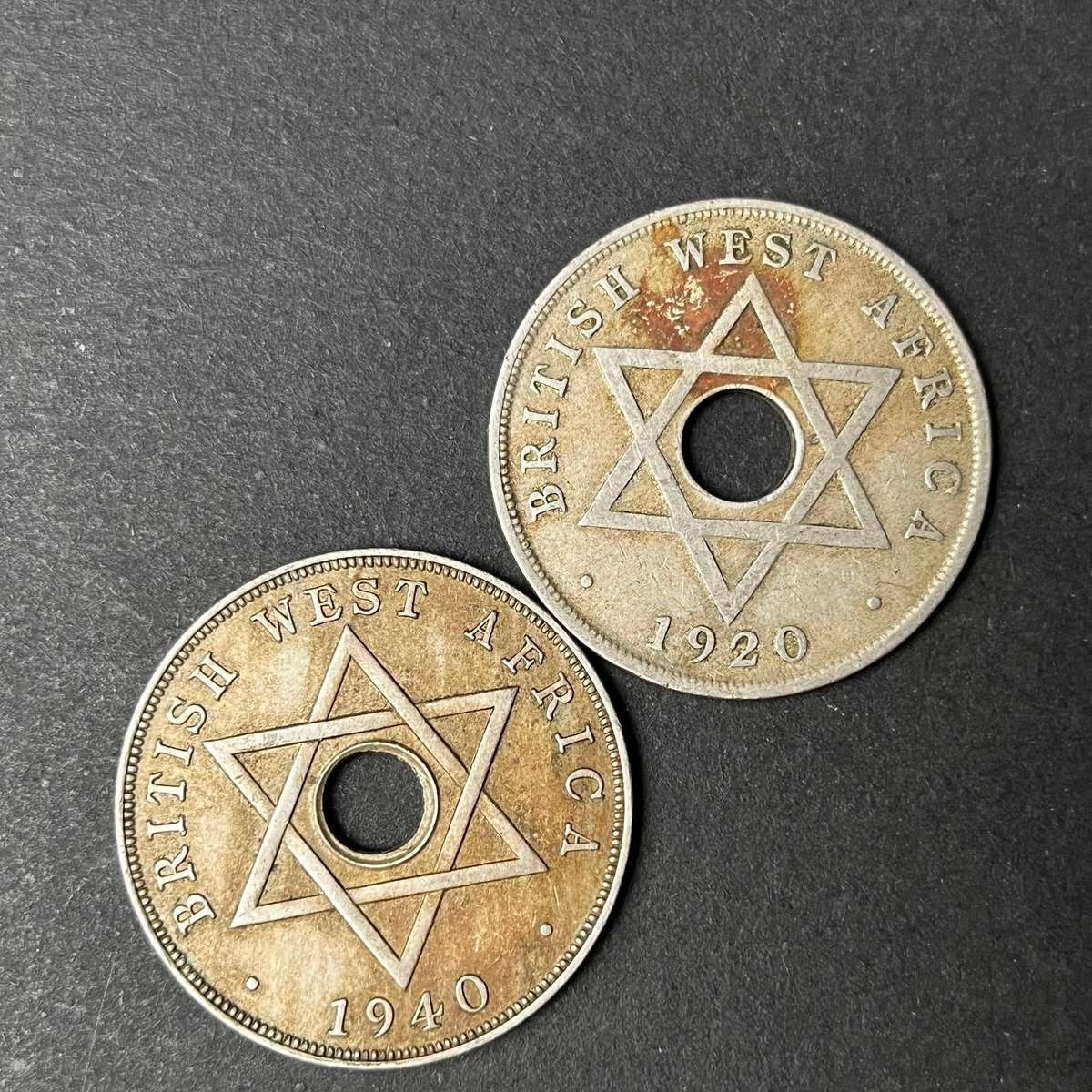British West Africa Penny Set 1920 & 1940 | George V & George VI