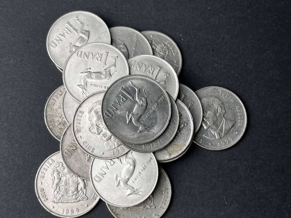  South African R1 Coin Bulk Lot  20 Coins