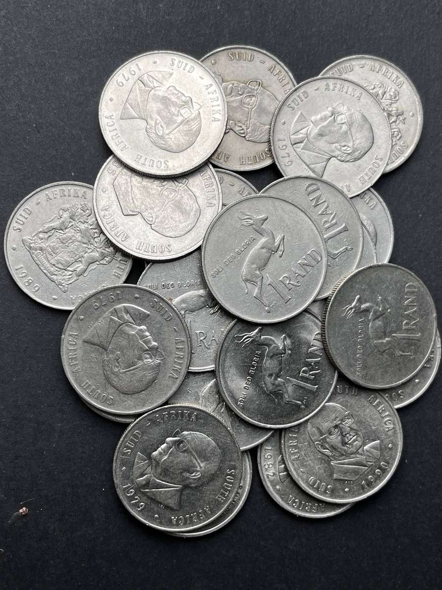  South African R1 Coin Bulk Lot  24 Coins