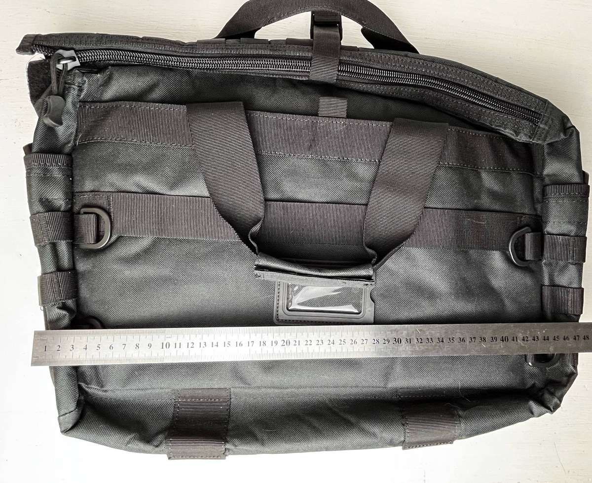 Black Tactical Utility Laptop Bag | Multi-Compartment | Heavy Duty
