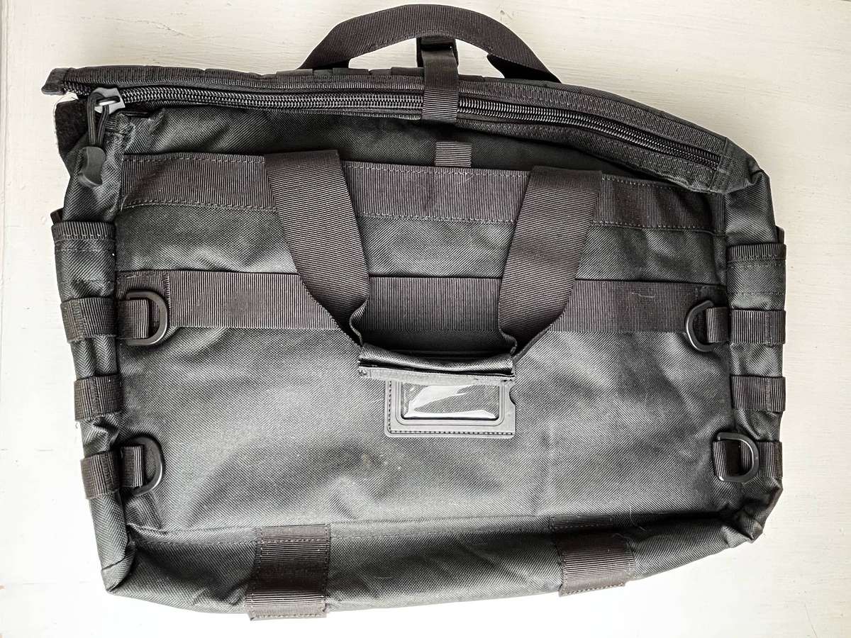 Black Tactical Utility Laptop Bag | Multi-Compartment | Heavy Duty
