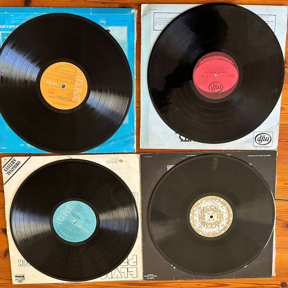  Elvis Presley | Rock Is Back, Presley Style & Gospel Collection | 4 Vinyl LP Bundle