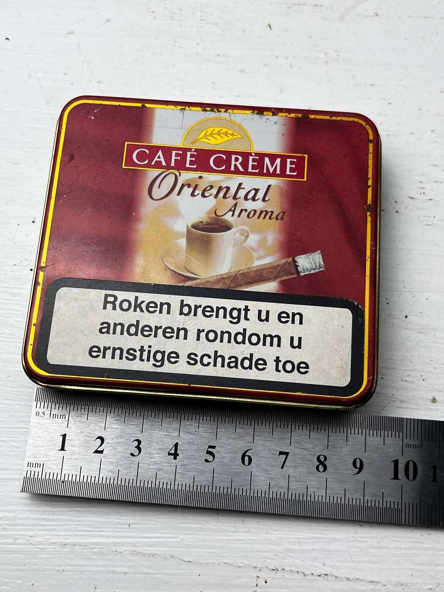 Small Coin Lot in Café Crème Tin  Mixed World Coins