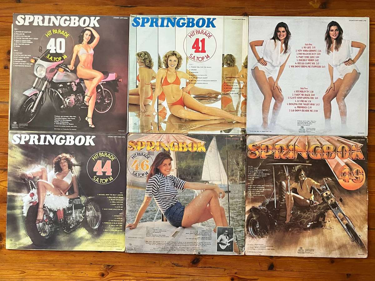 Springbok Hit Parade Volumes 40, 41, 42, 44, 46 & 49 | 6 Vinyl LP Bundle