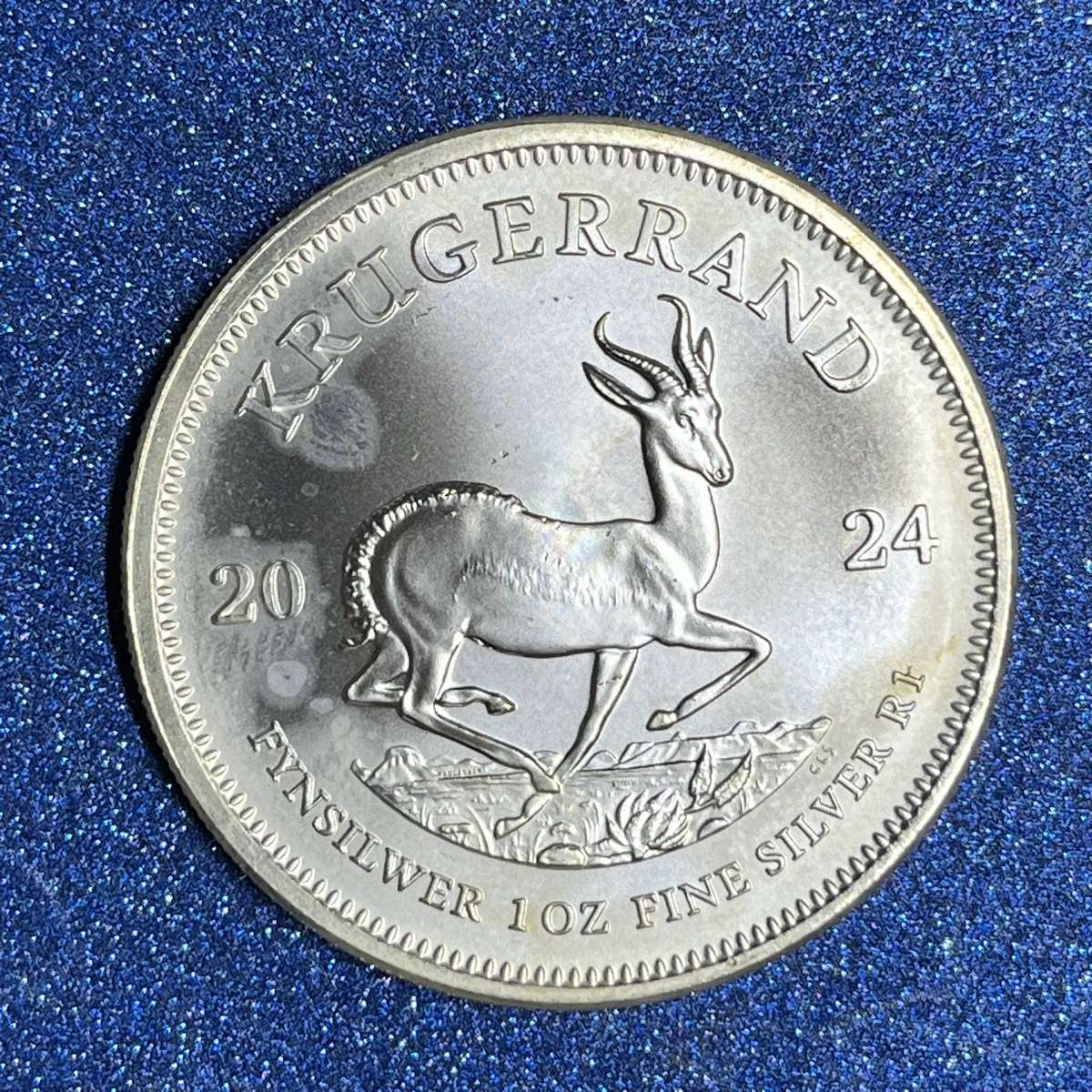  2024 Silver Krugerrand / 1oz .999 Fine Silver Coin