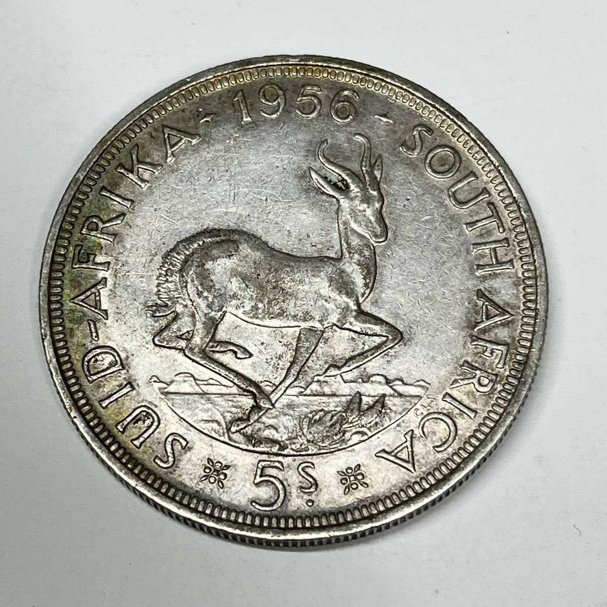  Union of SA 5 Shillings 1956