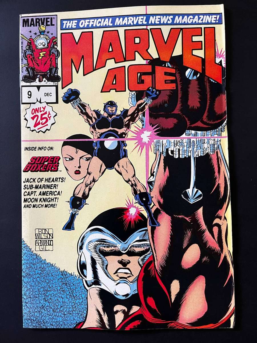  Marvel Age #9  Marvel News Magazine  Vintage Bronze Age Era