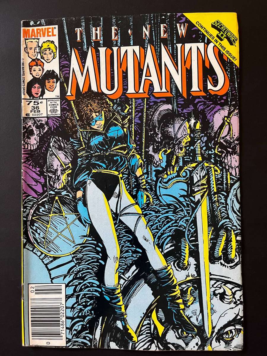  Marvel The New Mutants #36 (1986)  Secret Wars