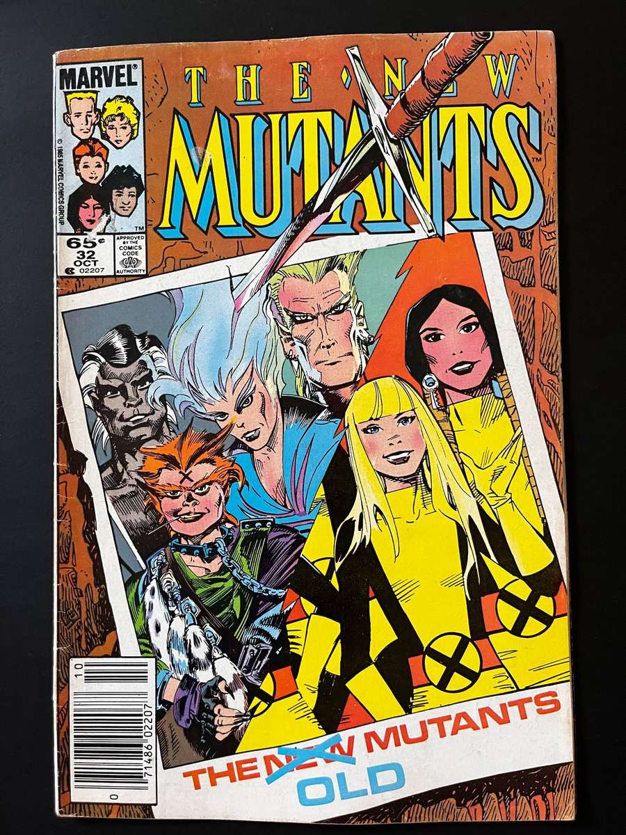  Marvel The New Mutants #32 (1985)  Team Cover