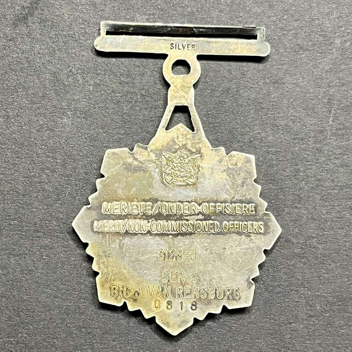  South African Prisons Service Silver Medal for Merit  Named