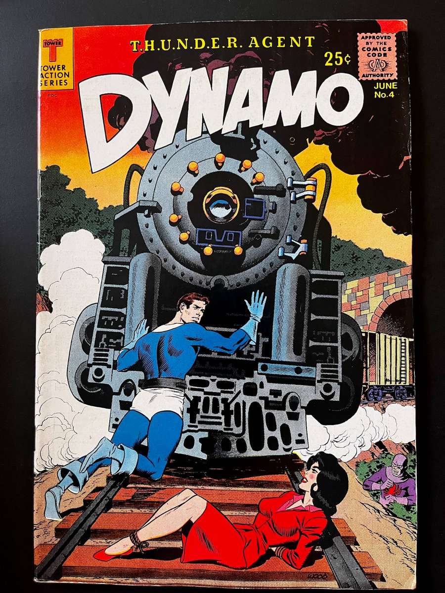 T.H.U.N.D.E.R. Agents: Dynamo #4 (June)  Tower Comics | Silver Age