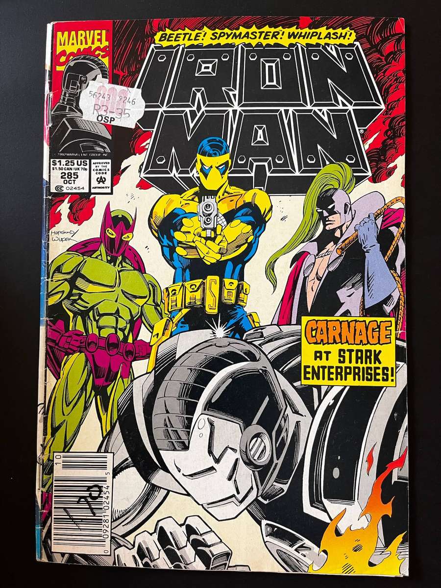  Iron Man #285 (Oct 1992)  Beetle / Spymaster / Whiplash