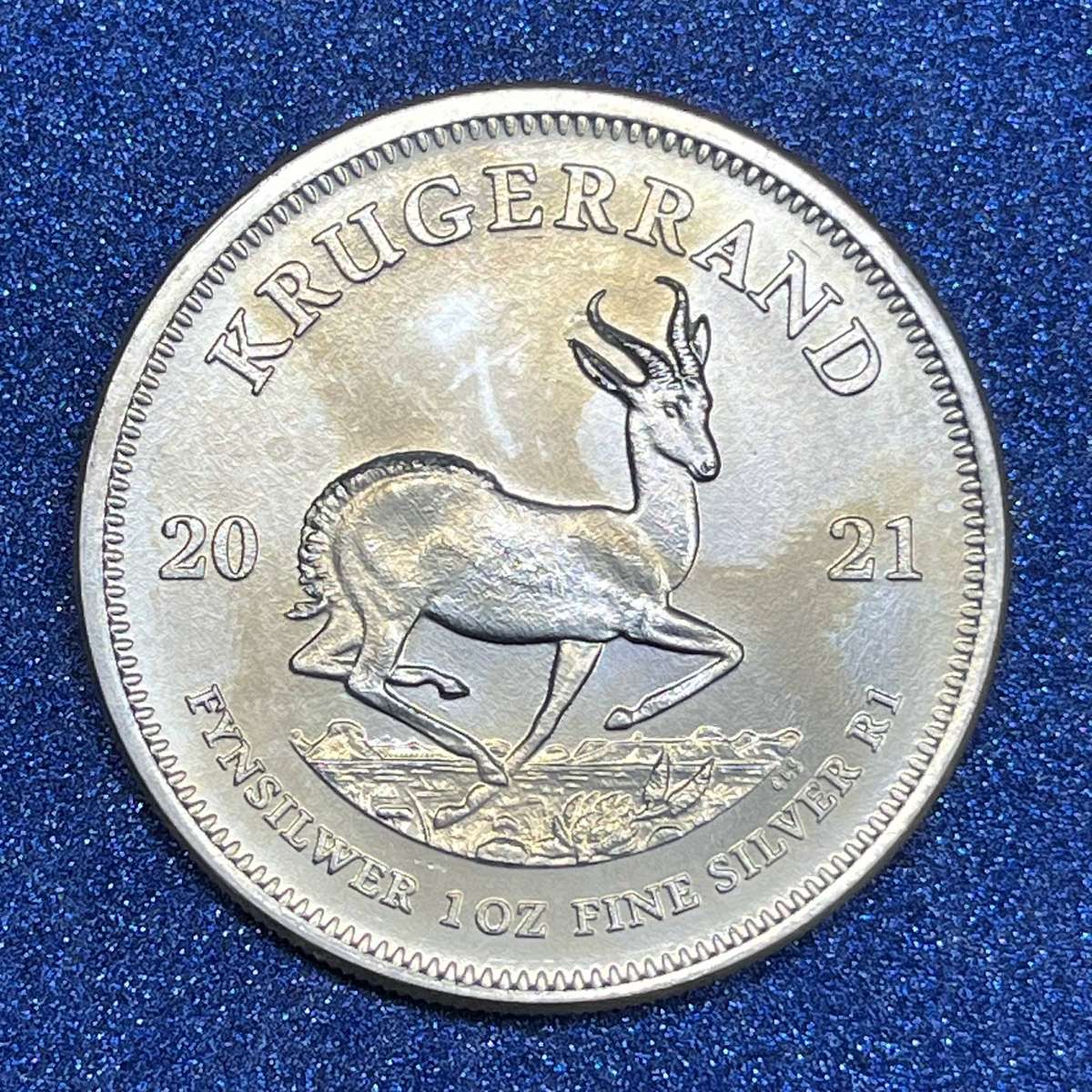  Krugerrand 1 oz .999 Silver 2021