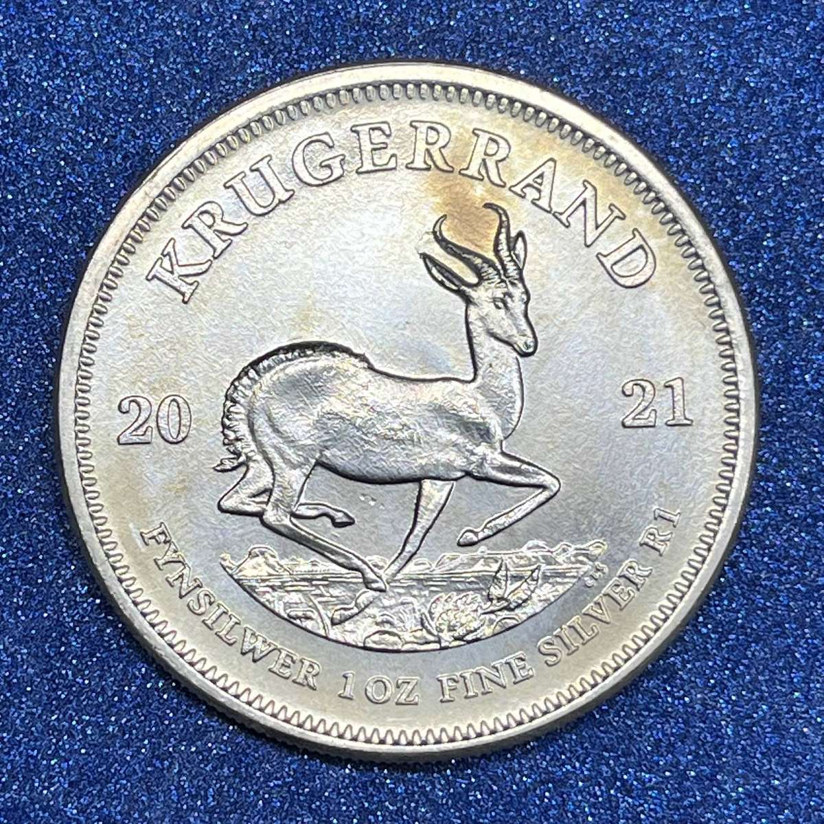  Krugerrand 1 oz .999 Silver 2021