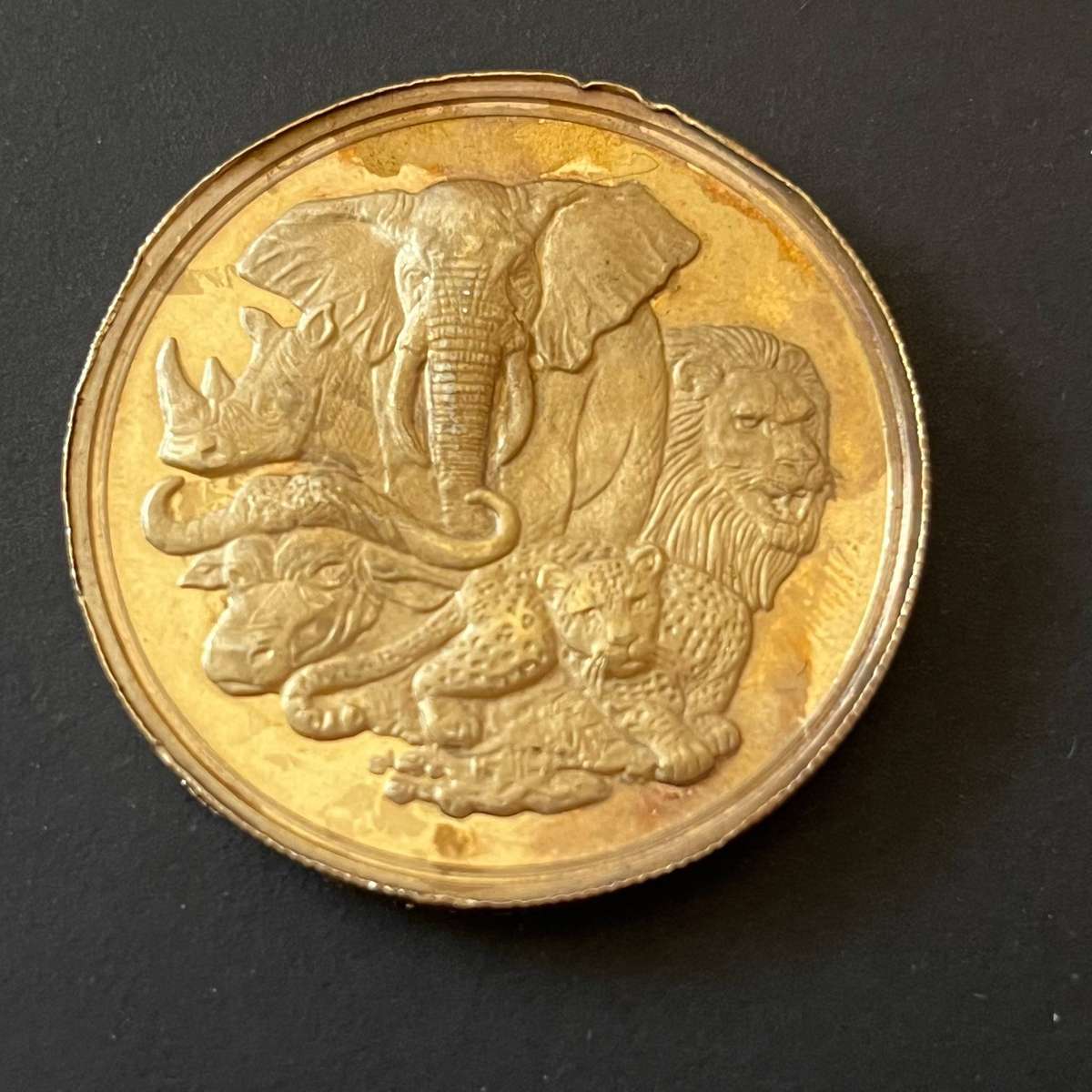  1oz African Wildlife Silver Round