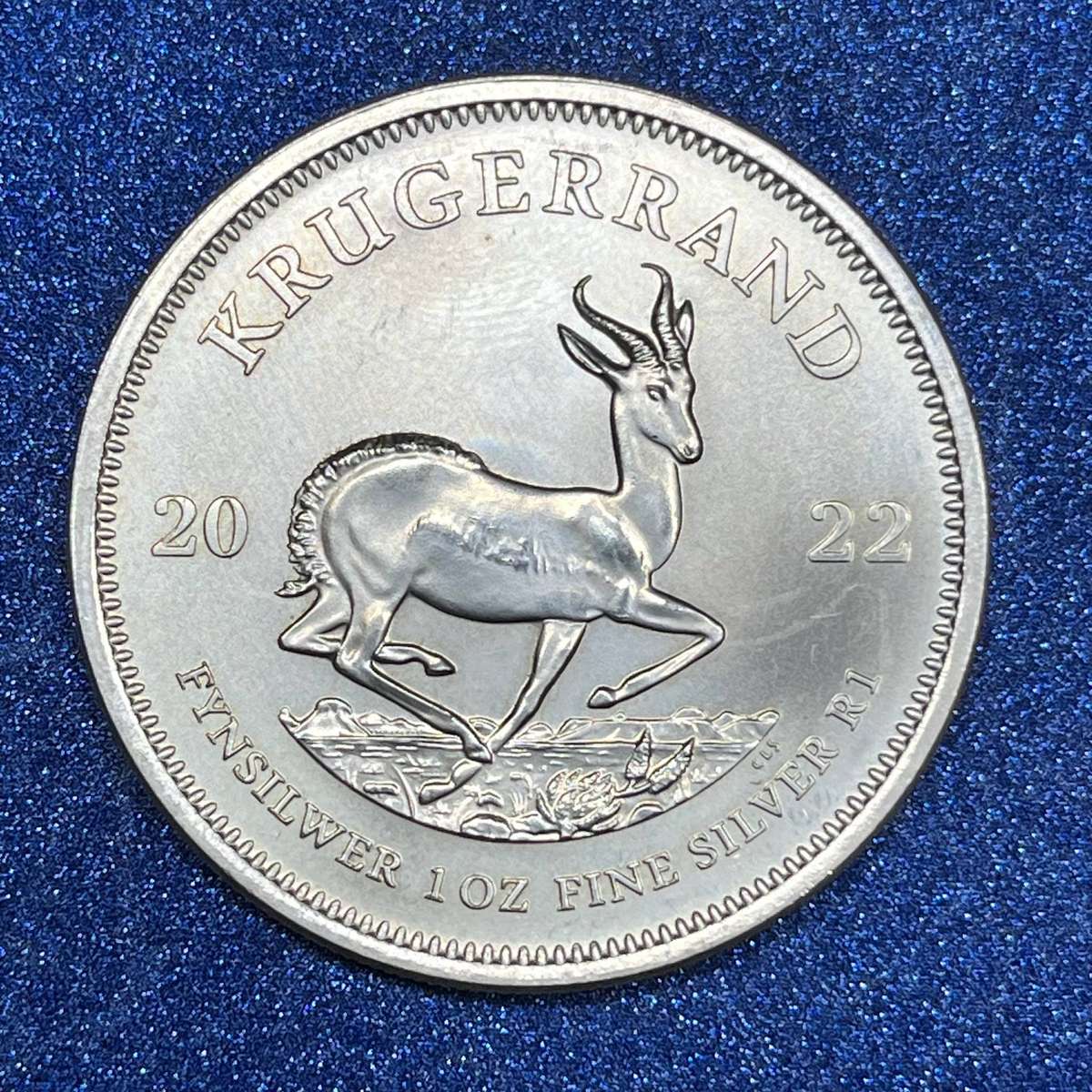  Krugerrand 1 oz .999 Silver 2022