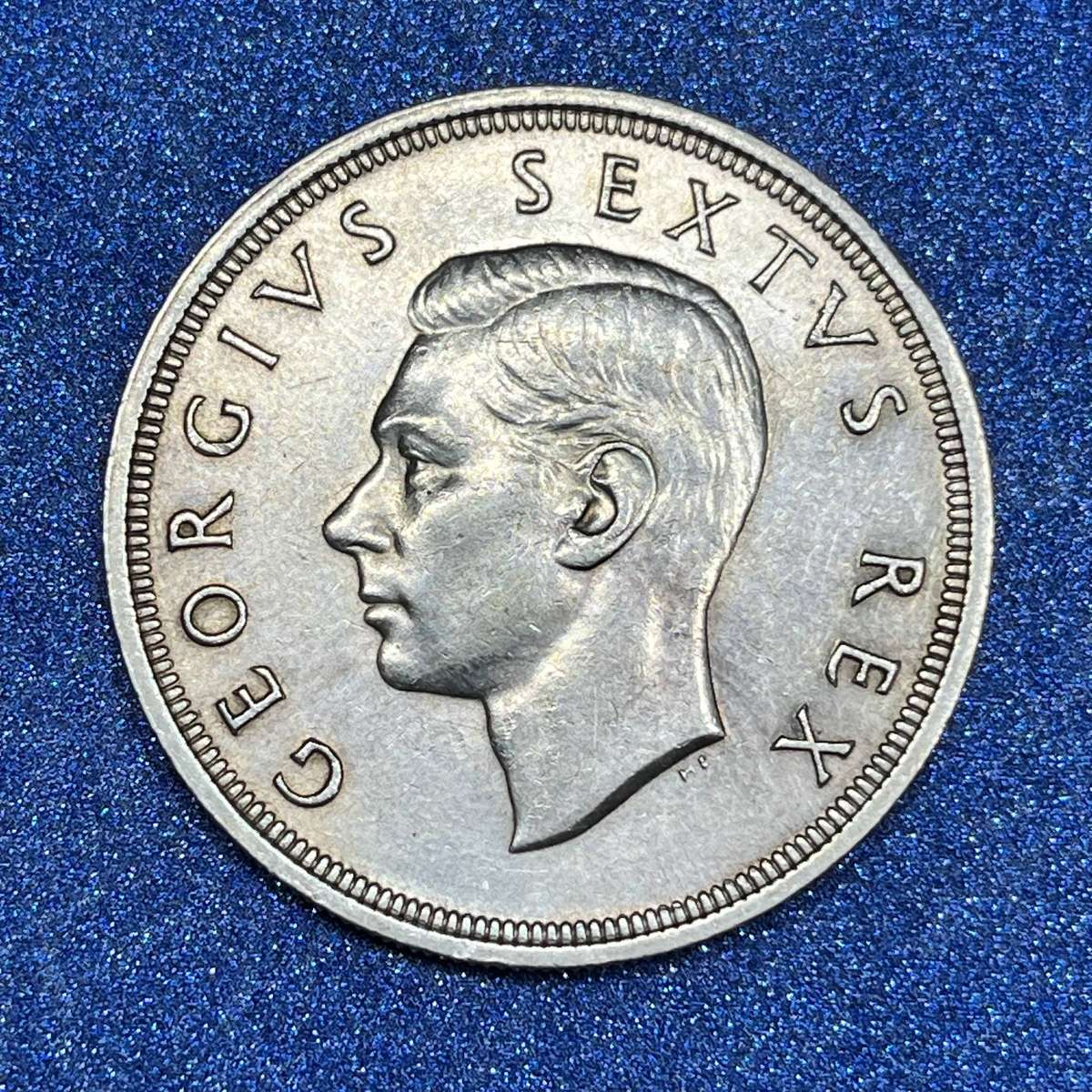  Union of SA 5 Shillings .800 Silver Crown 1948