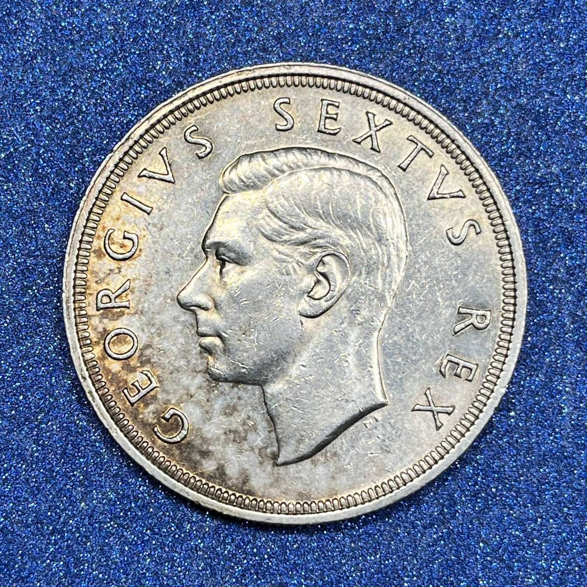  Union of SA 5 Shillings .800 Silver Crown 1948
