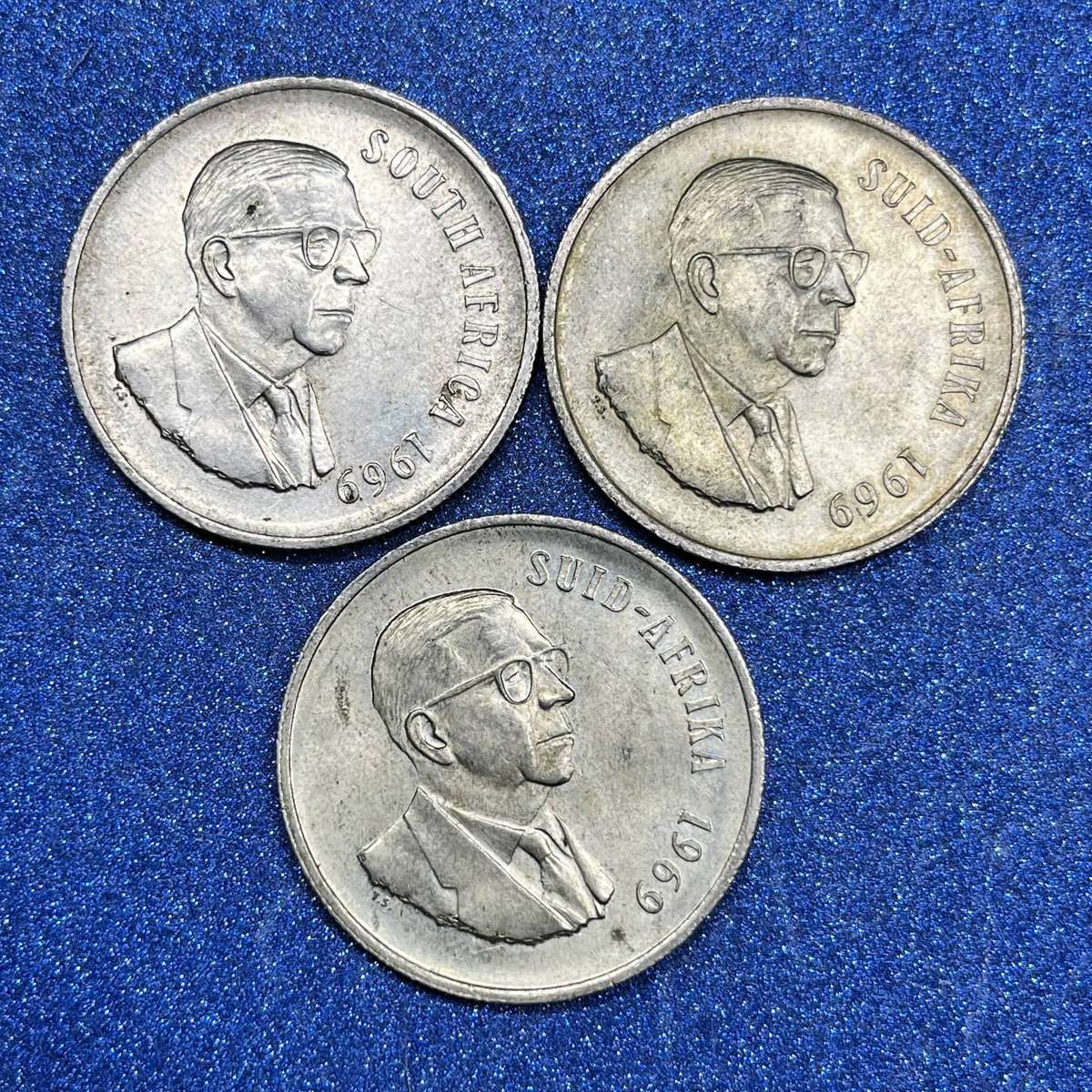  RSA 1969 R1 Dr. T.E. Dönges .800 Silver Trio