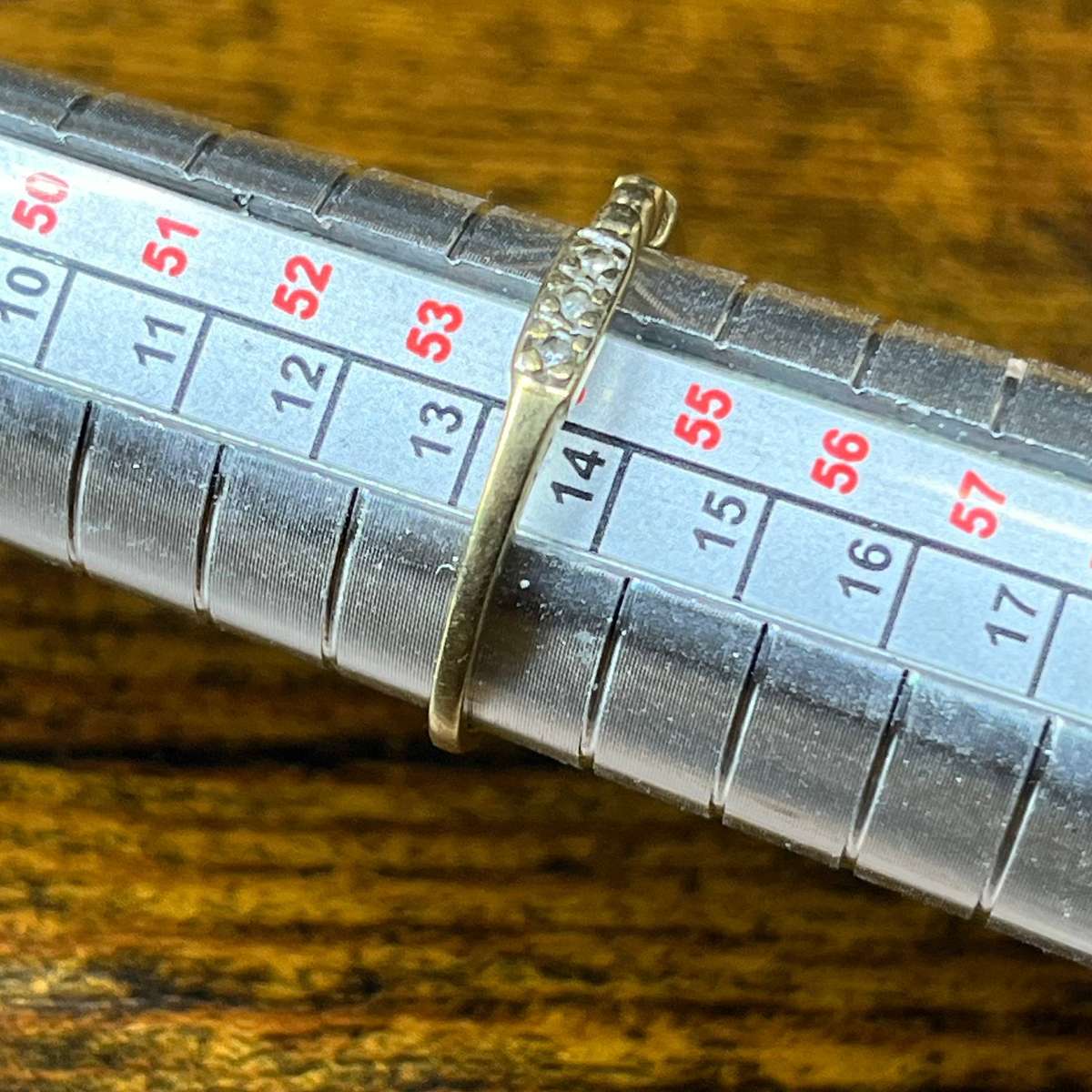  9ct Yellow Gold Diamond Half Eternity / Wedding Band