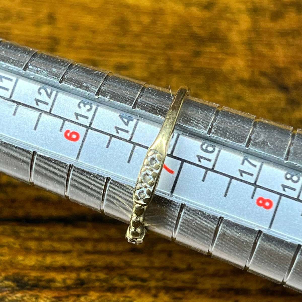  9ct Yellow Gold Diamond Half Eternity / Wedding Band