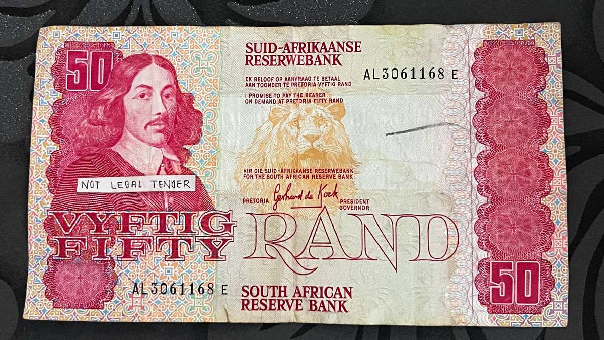 50 Rand Banknote  G.P.C. de Kock