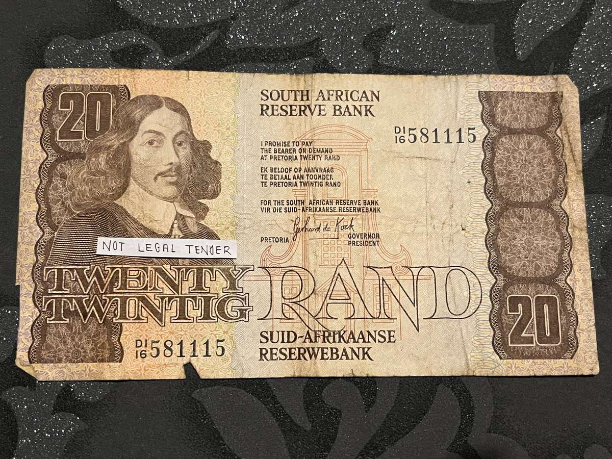 South Africa 20 Rand  Jan van Riebeeck  G. de Kock