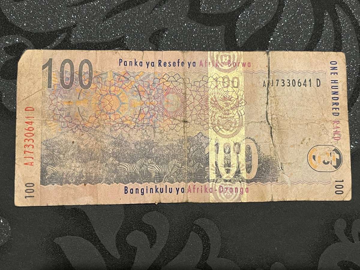 South Africa 100 Rand  Buffalo Design