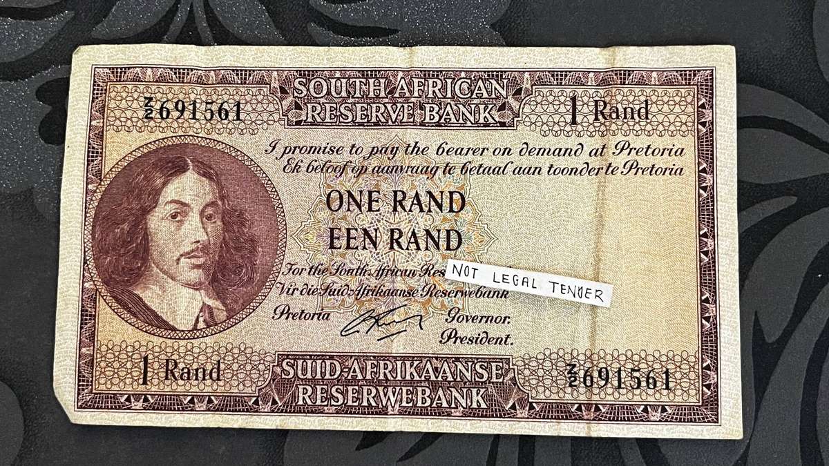 1 Rand Banknote  CL Stals