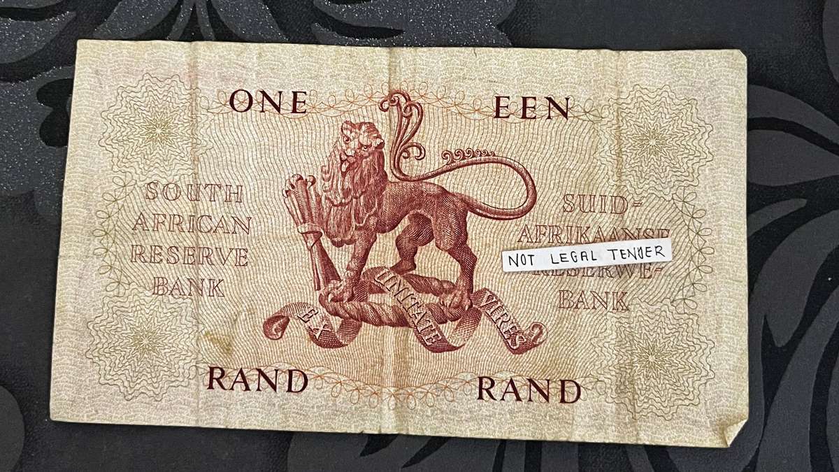1 Rand Banknote  CL Stals