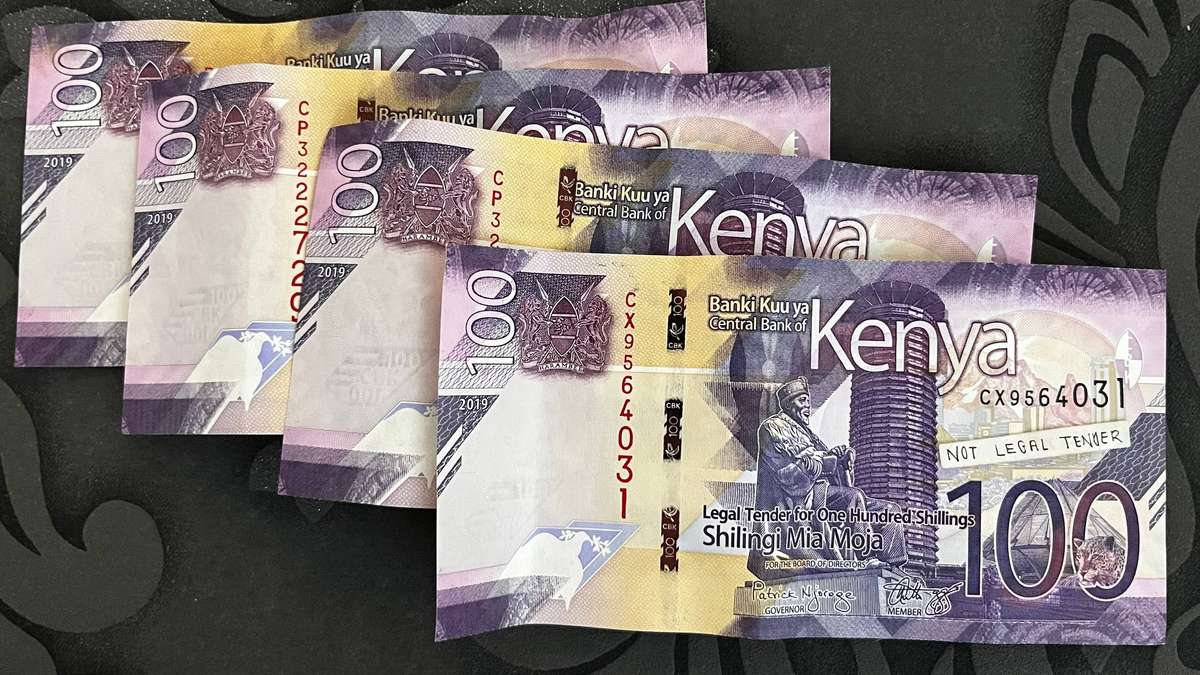 Kenya 2019 100 Shillings Banknotes x4 (400 Shillings Bundle)
